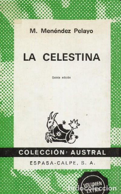 Libros: LA CELESTINA - M. MENENDEZ PELAYO - Foto 1