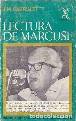 Libros: LECTURA DE MARCUSE - J M CASTELLET - Foto 1