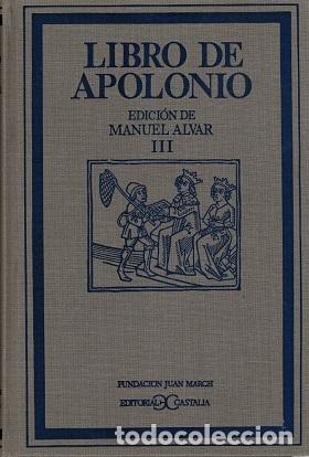 Libros: LIBRO DE APOLONIO 3 CONCORDANCIAS - MANUEL ALVAR - Foto 1