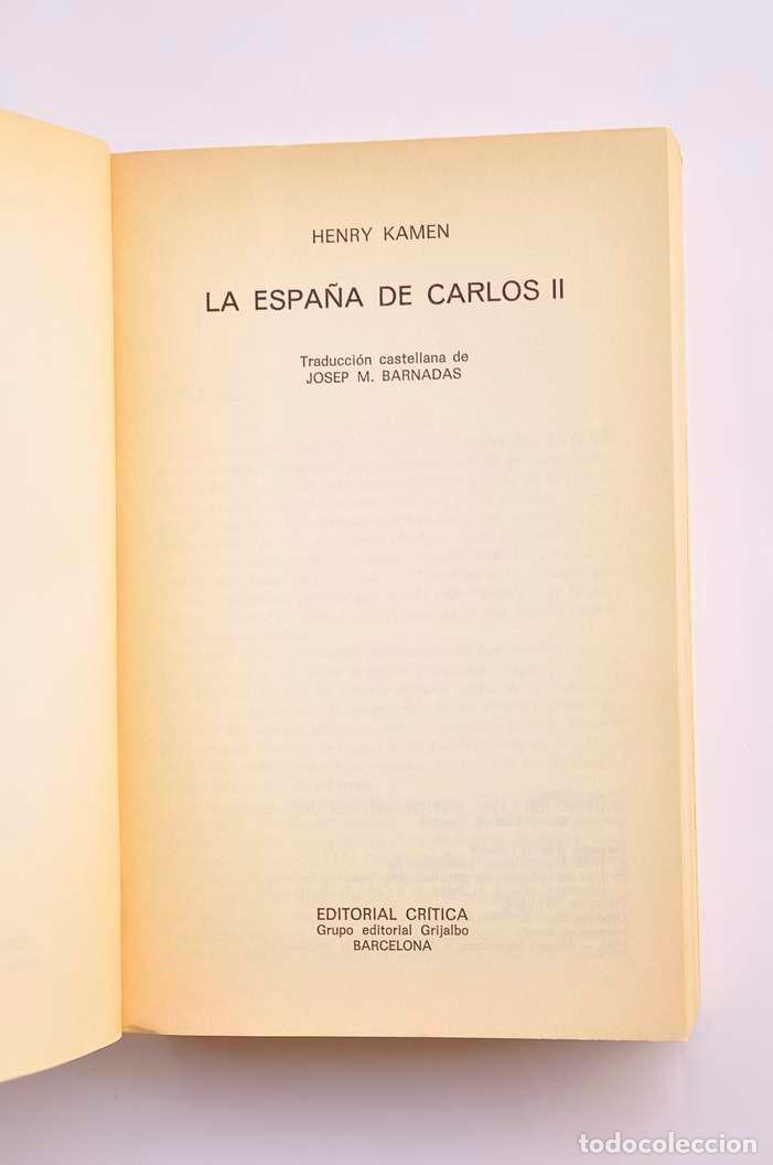 Libros: La Espa&ntilde;a de Carlos II - KAMEN, Henry - Foto 2