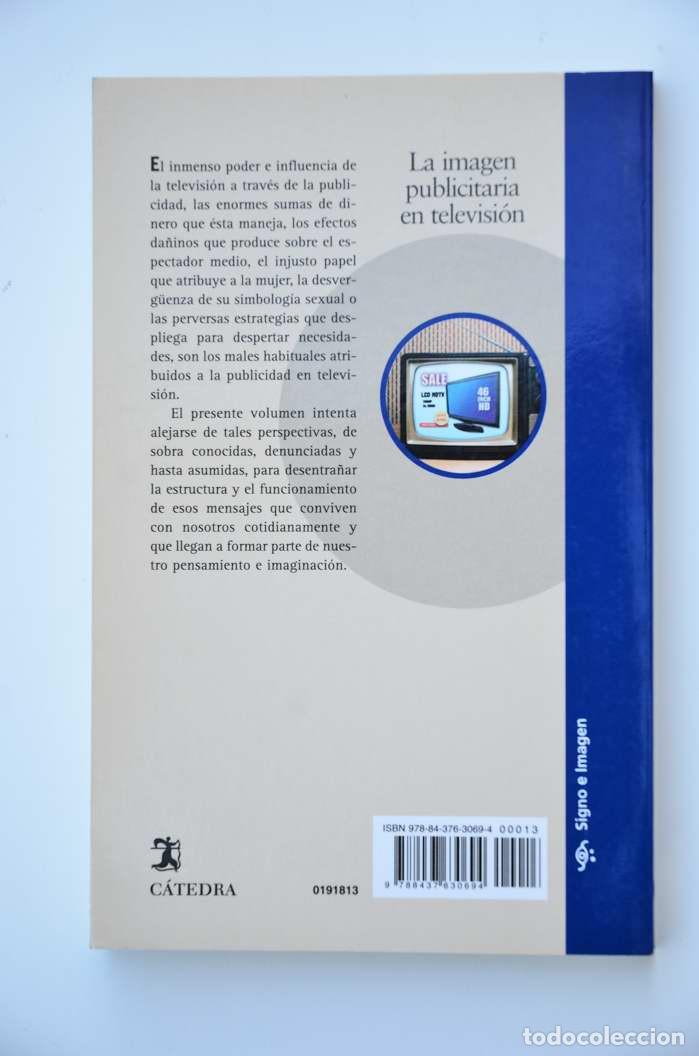 Libros: La imagen publicitaria en televisi&oacute;n - SABORIT, Jos&eacute; - Foto 3