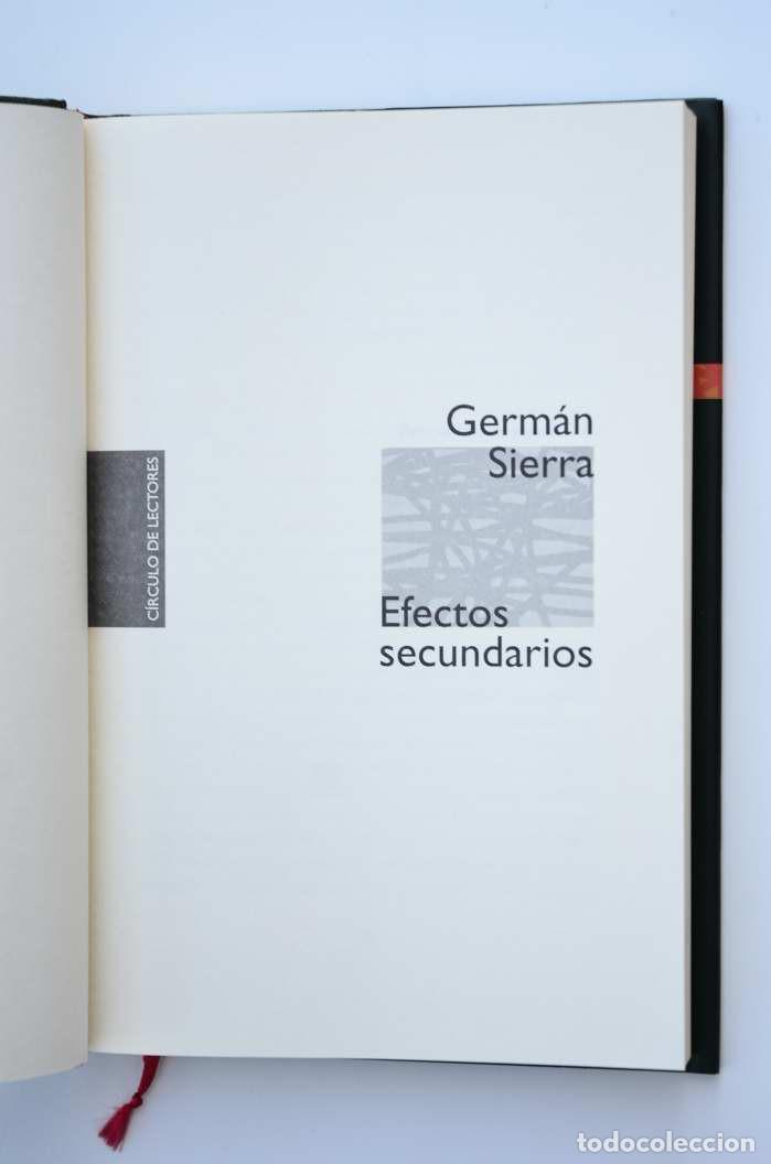 Libros: Efectos secundarios - SIERRA, Germ&aacute;n - Foto 3
