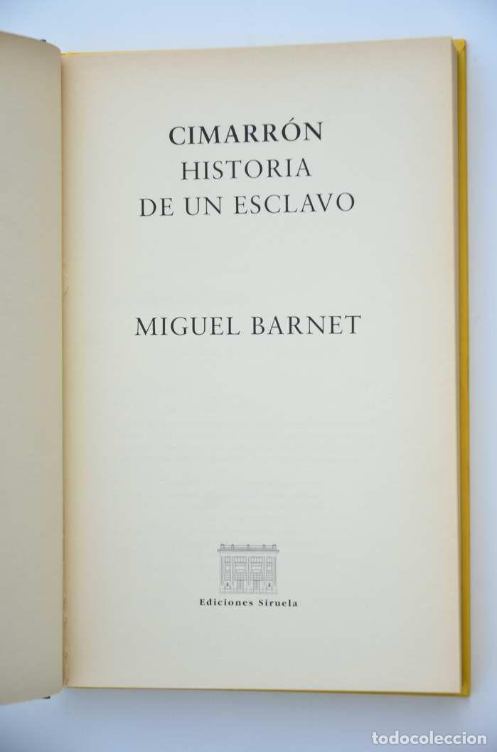Libros: Cimarr&oacute;n. Historia de un esclavo - BARNET, Miguel - Foto 2