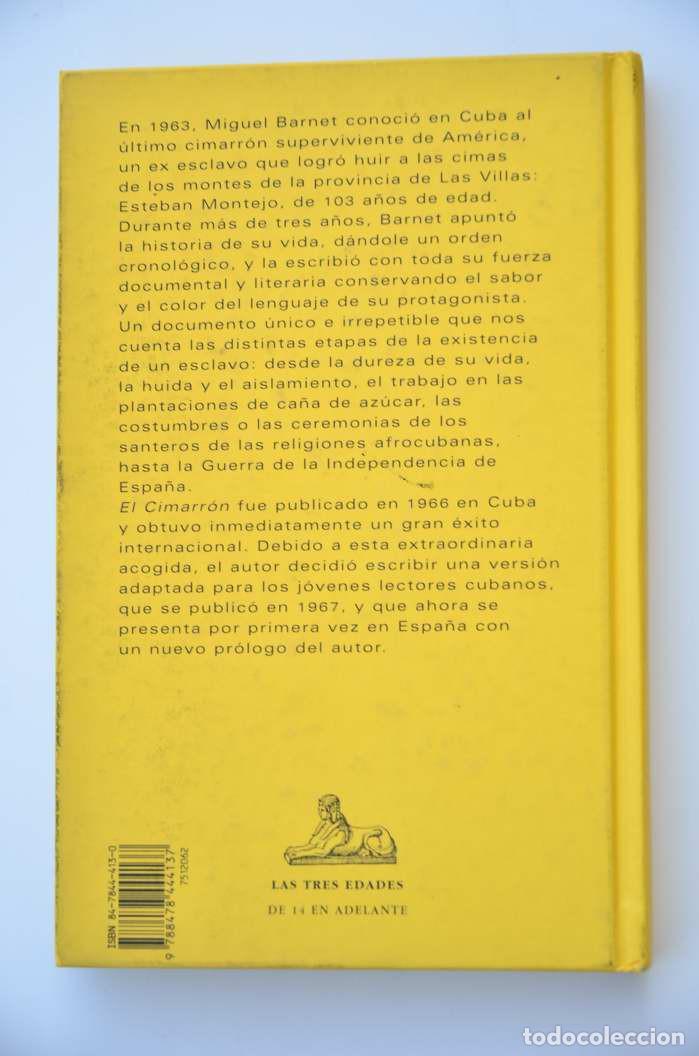 Libros: Cimarr&oacute;n. Historia de un esclavo - BARNET, Miguel - Foto 3