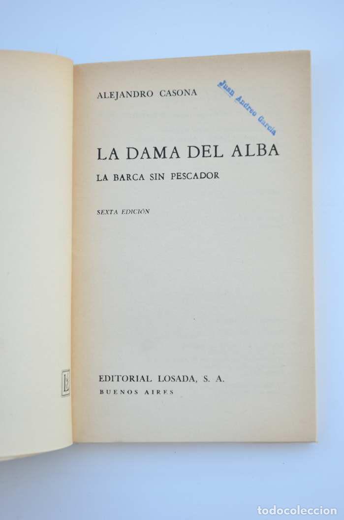 Libros: La dama del Alba - La barca sin pescador - CASONA, Alejandro - Foto 2