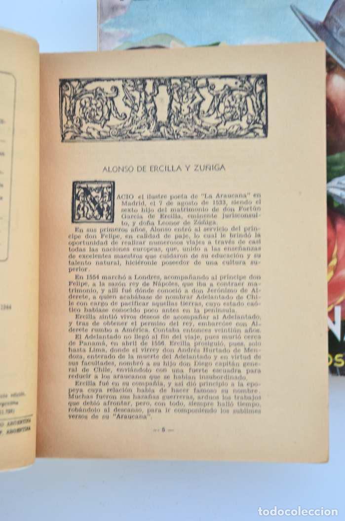 Libros: La Araucana - ERCILLA, Alonso de - Foto 4