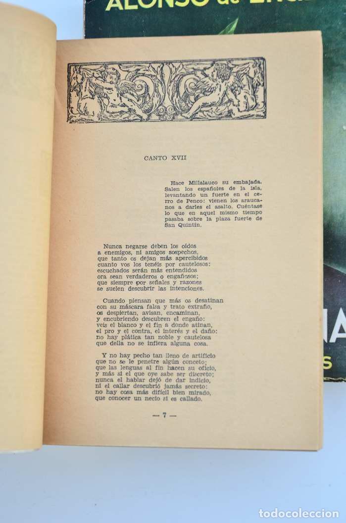 Libros: La Araucana - ERCILLA, Alonso de - Foto 9