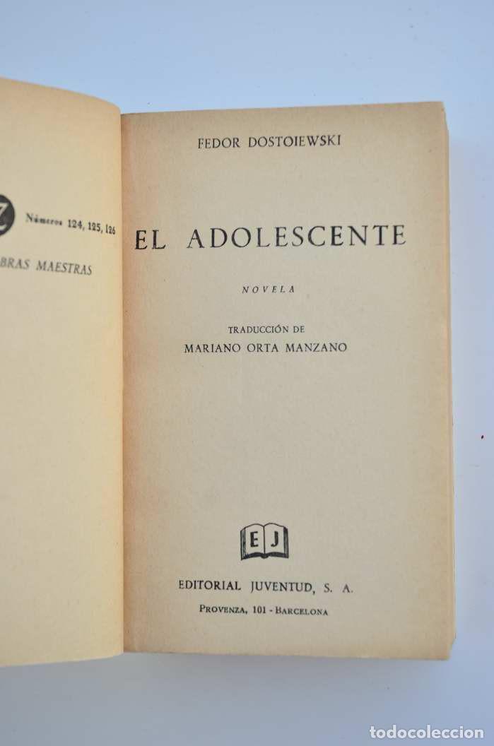 Libros: El adolescente - DOSTOIEWSKI, Fiodor - Foto 2