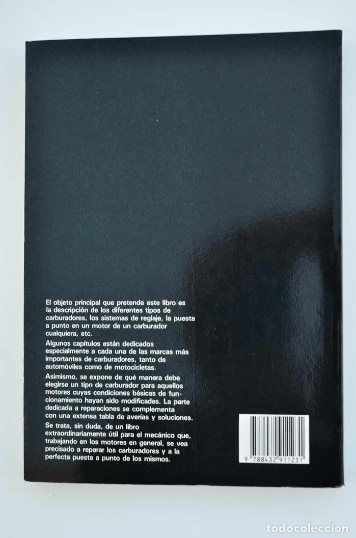 Libros: Carburadores - CASTRO, Miguel de - Foto 5