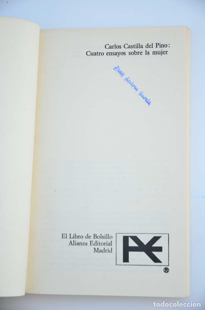 Libros: Cuatro ensayos sobre la mujer - CASTILLA DEL PINO, Carlos - Foto 2