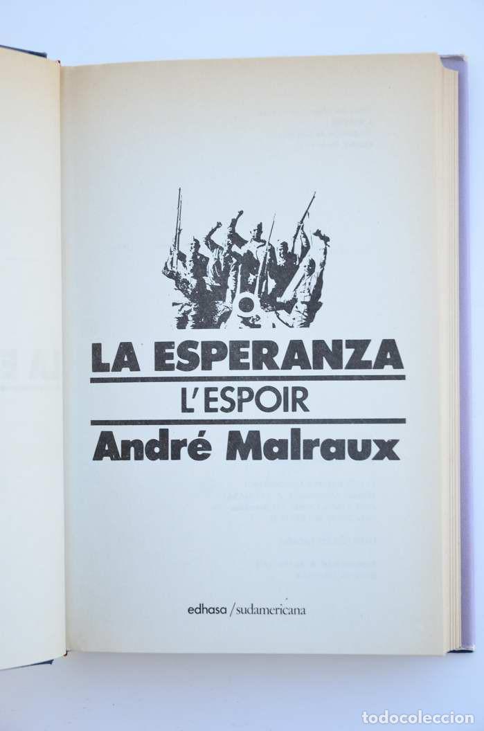 Libros: La esperanza - MALRAUX, Andr&eacute; - Foto 3