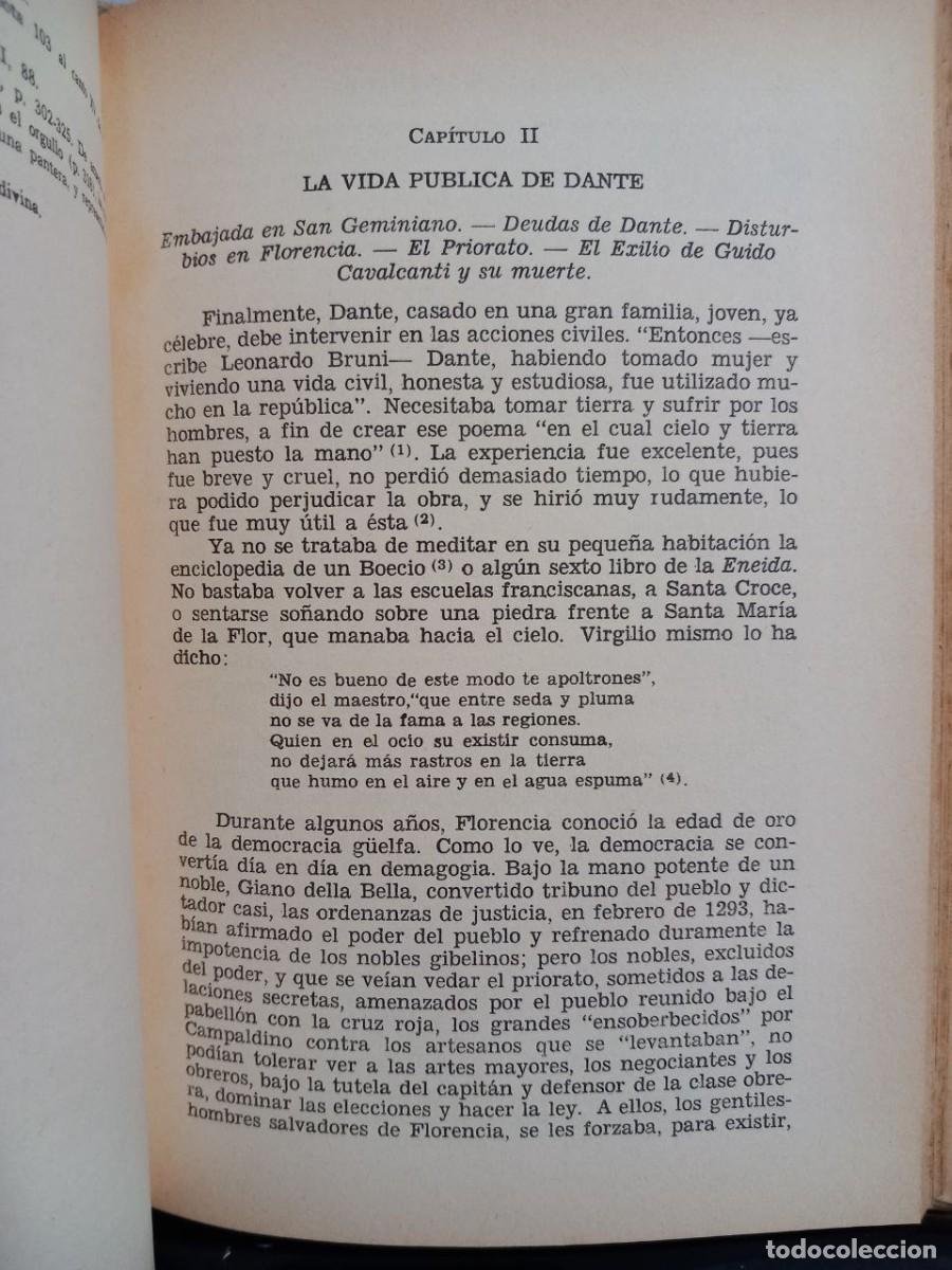 Libros: Dante. Su vida y su obra. - GAUTHIEZ, Pierre: - Foto 8