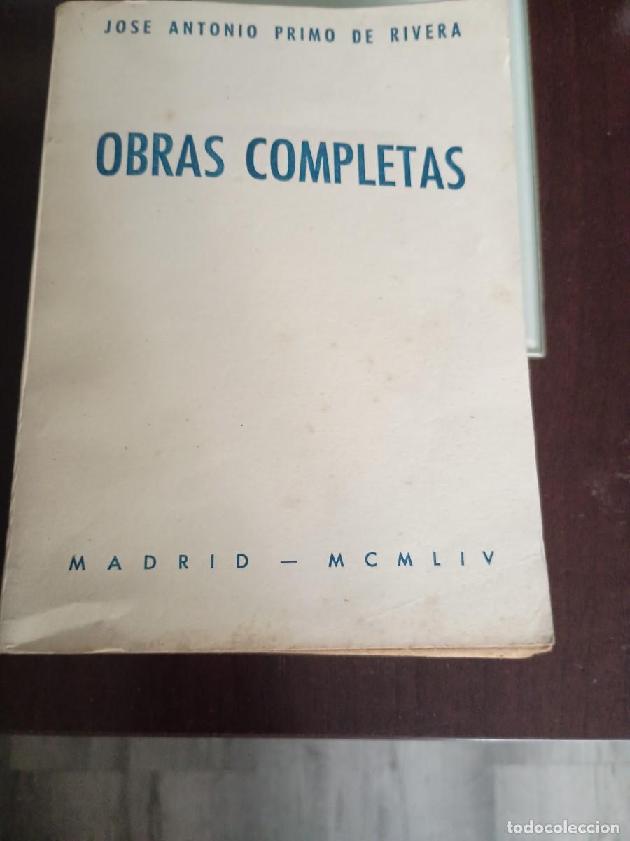Libros: Jos&eacute; Antonio primo de rivera obras completas - Foto 1