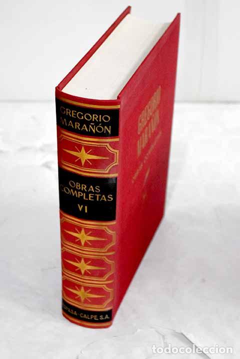 Libros: Obras completas, tomo VI.- Mara&ntilde;&oacute;n, Gregorio - Foto 1