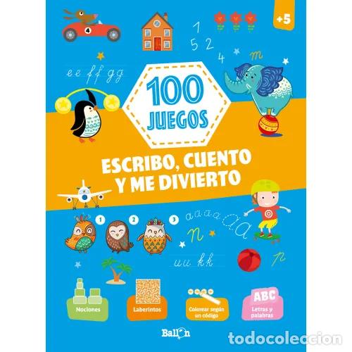 Libros: 100 JUEGOS. ESCRIBO, CUENTO Y ME DIVIERTO - AAVV - Foto 1