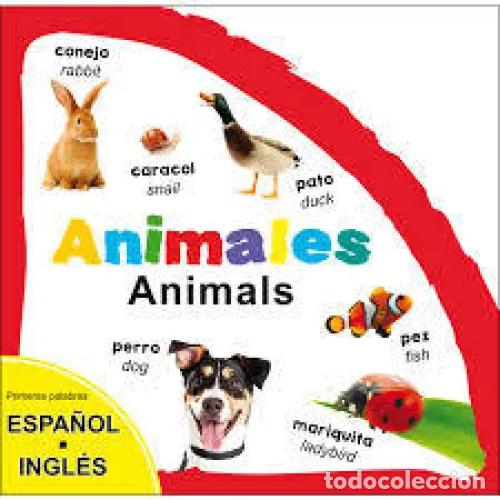 Libros: ANIMALES. ESPA&Ntilde;OL-INGL&Eacute;S - AAVV - Foto 1