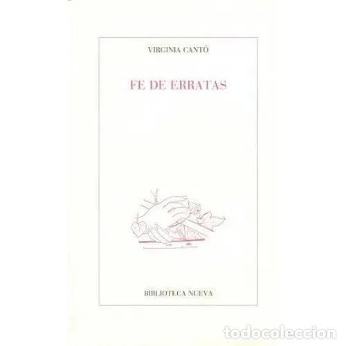 Libros: FE DE ERRATAS - CANT&Oacute; RAM&Iacute;REZ, VIRGINIA - Foto 1