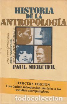 Libros: Historia de la antropolog&iacute;a - Paul Mercier - Foto 1