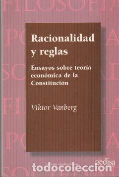 Libros: Racionalidad y reglas - Viktor Vanberg - Foto 1