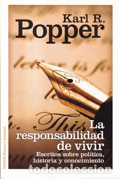 Libros: La responsabilidad de vivir - Karl R. Popper - Foto 1