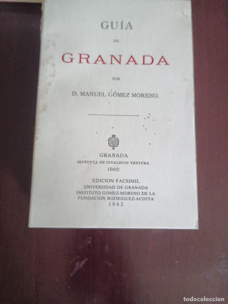 Libros: Guia de granada edici&oacute;n facs&iacute;mil - Foto 1