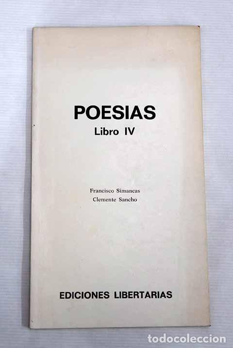 Libros: Simancas : Poes&iacute;a I V.- Simancas, Francisco - Foto 1