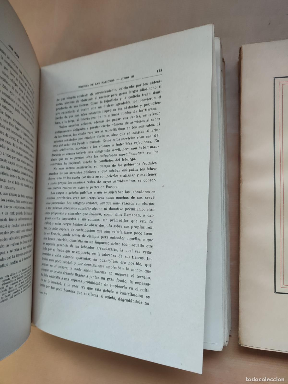 Libros: Riqueza de las naciones. 3 tomos - &rdquo;SMITH, Adam&rdquo; - Foto 5