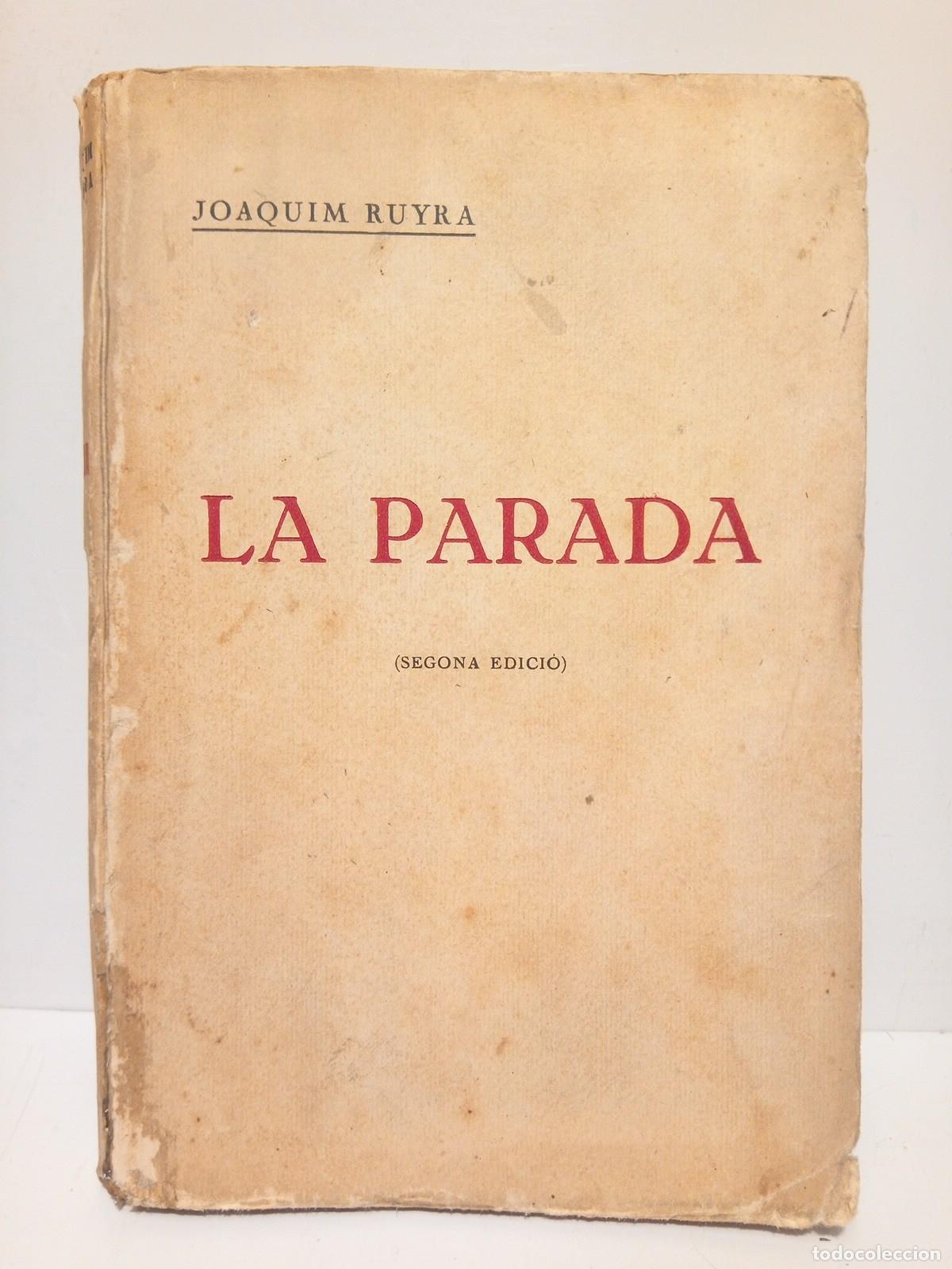 Libros: RUYRA, Joaquim - La parada - Foto 1