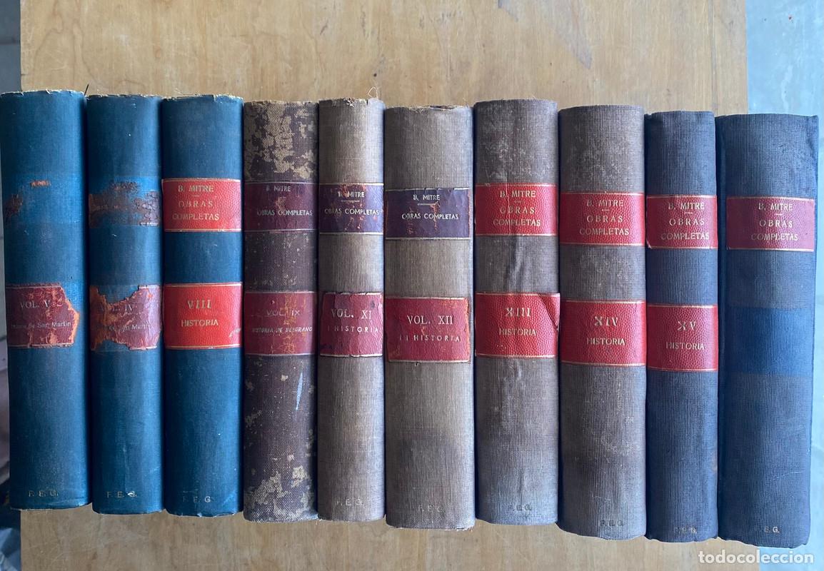 Libros: Obras Completas, 10 tomos - Mitre, Bartolome - Foto 1