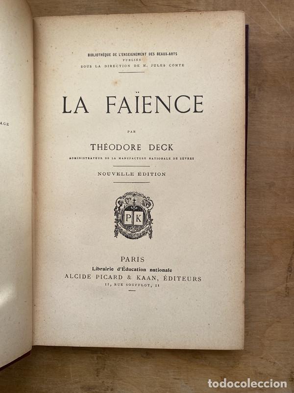 Libros: La fa&iuml;ence - Deck, theodore - Foto 1