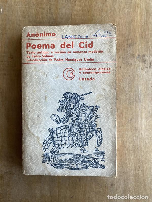 Libros: Poema del Cid. Texto antiguo y version en romance moderno de Pedro Salinas - Anonimo - Foto 1