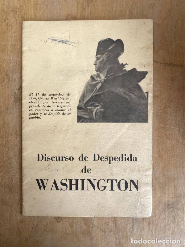 Libros: Discurso de despedida de Washington - a - Foto 1
