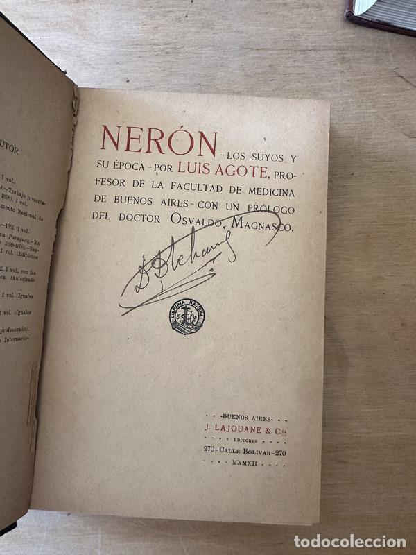 Libros: Neron. Los suyos y su epoca - Agote, Luis - Foto 1