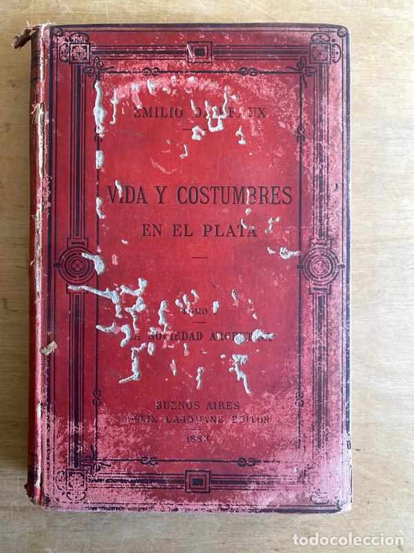 Libros: Vida y Costumbres en el Plata I - Daireaux, Emilio - Foto 1