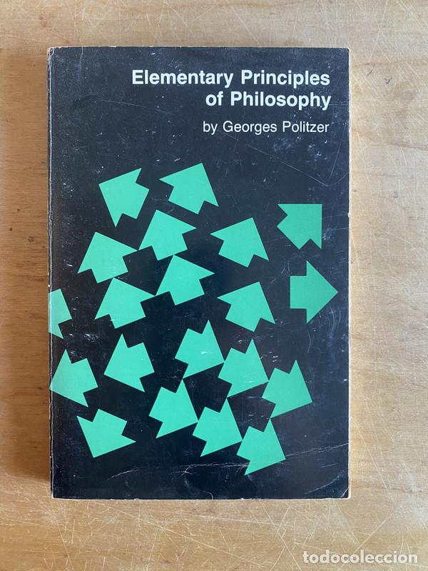 Libros: Elementary principles of Philosophy - Politzer, Georges - Foto 1