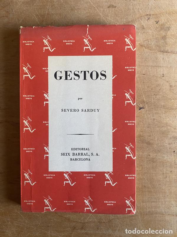 Libros: Gestos - Sarduy, Severo - Foto 1