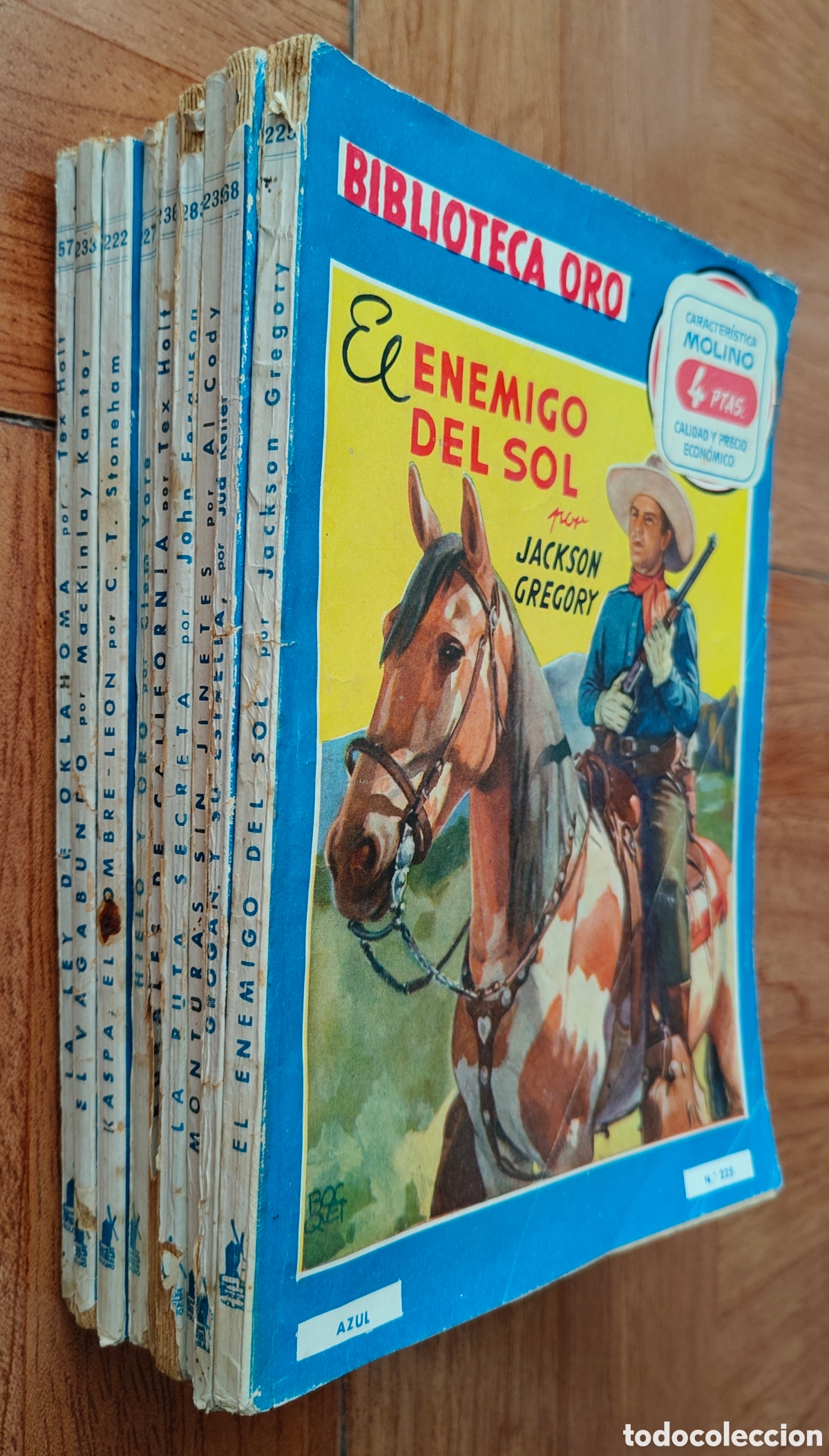 Libros: Lote Biblioteca Oro � Serie Azul � 9 N&uacute;meros - VV. AA. - Foto 2