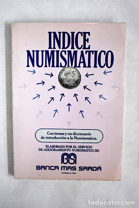Libros: &Iacute;ndice numism&aacute;tico de Banca Mas Sard&aacute; - Foto 1