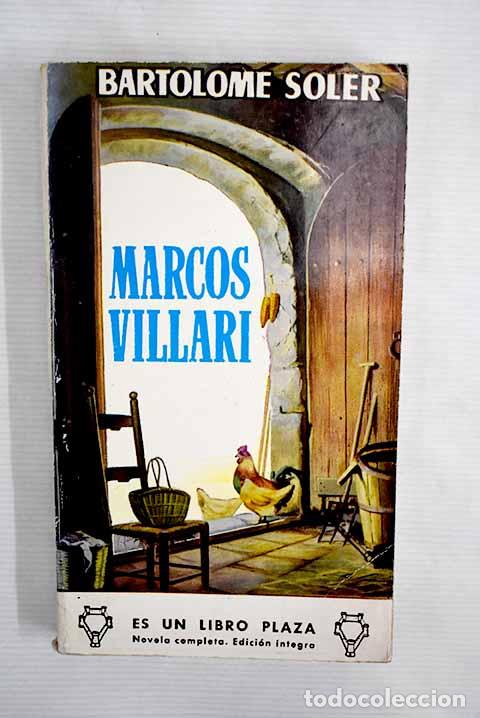 Libros: Marcos Villar&iacute;: Soler, Bartolom&eacute;.- Soler, Bartolom&eacute; - Foto 1
