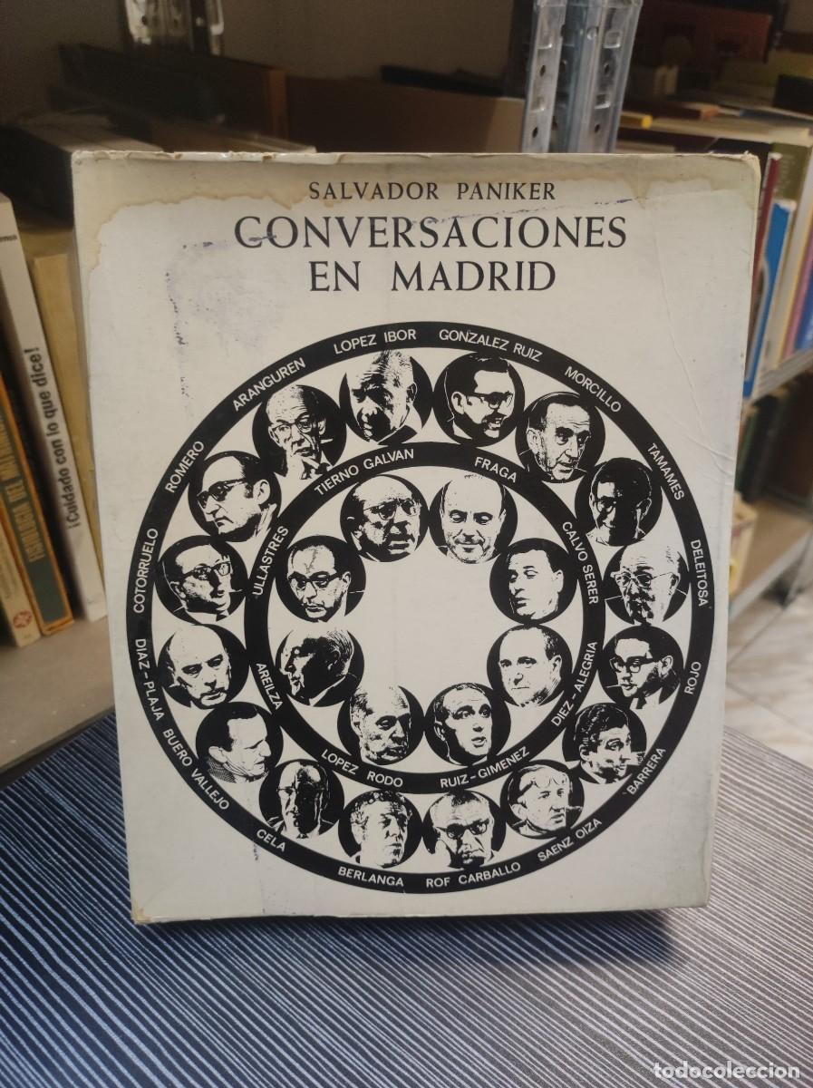 Libros: Conversaciones en Madrid - Salvador Paniker - Foto 1