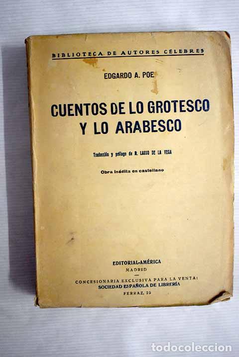 Libros: Cuentos de lo grotesco y lo arabesco.- Poe, Edgar Allan