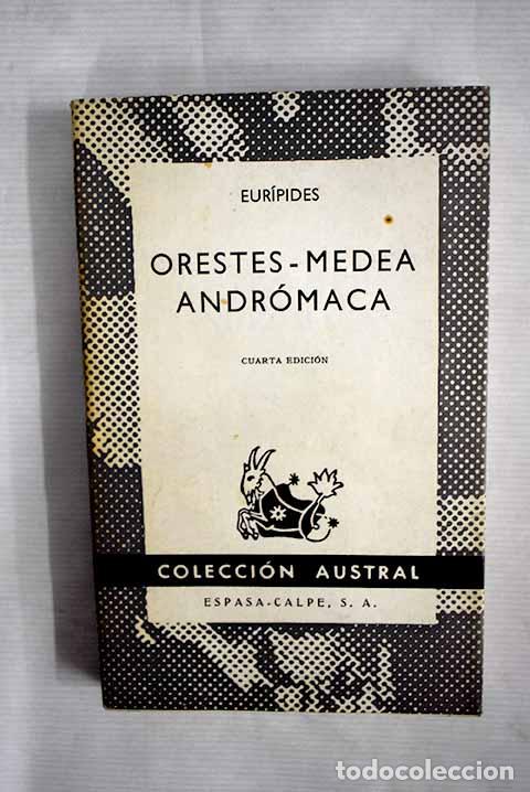 Libros: Orestes: Medea; Andromaca.- Eur&iacute;pides - Foto 1
