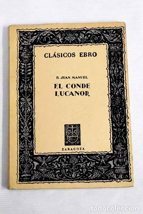 Libros: El conde Lucanor: : Ebro. - Foto 1