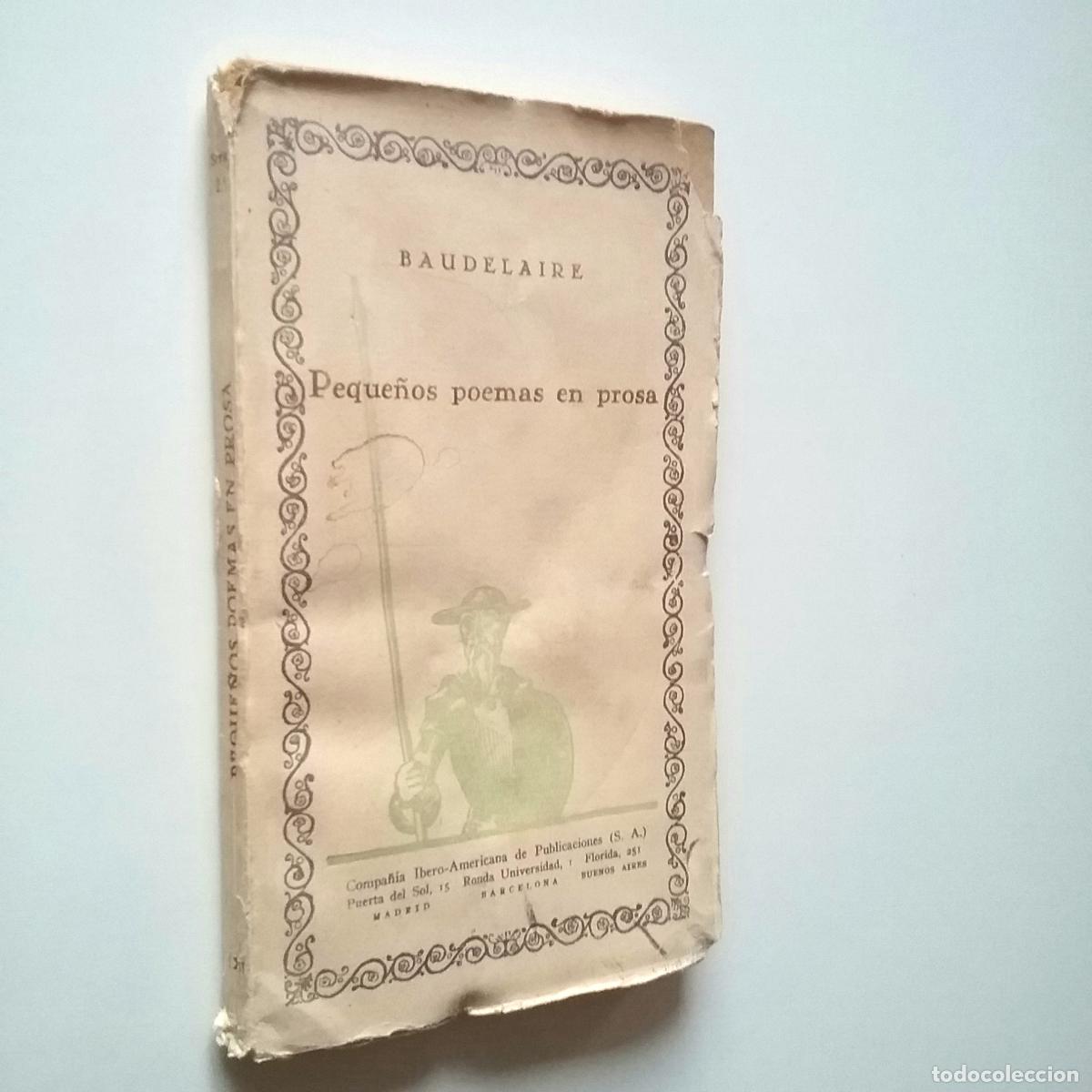 Libros: Charles Baudelaire - Peque&ntilde;os poemas en prosa - Foto 1