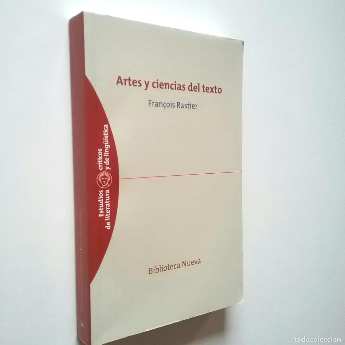 Libros: Fran&ccedil;ois Rastier - Artes y ciencias del texto - Foto 1
