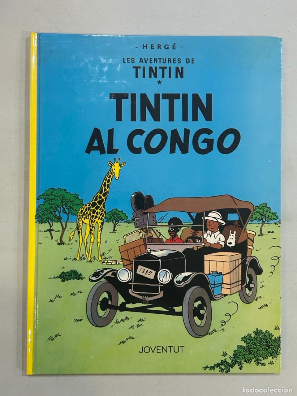 Libros: Herg&eacute; - Les aventures de Tint&iacute;n. Tint&iacute;n al Congo - Foto 1