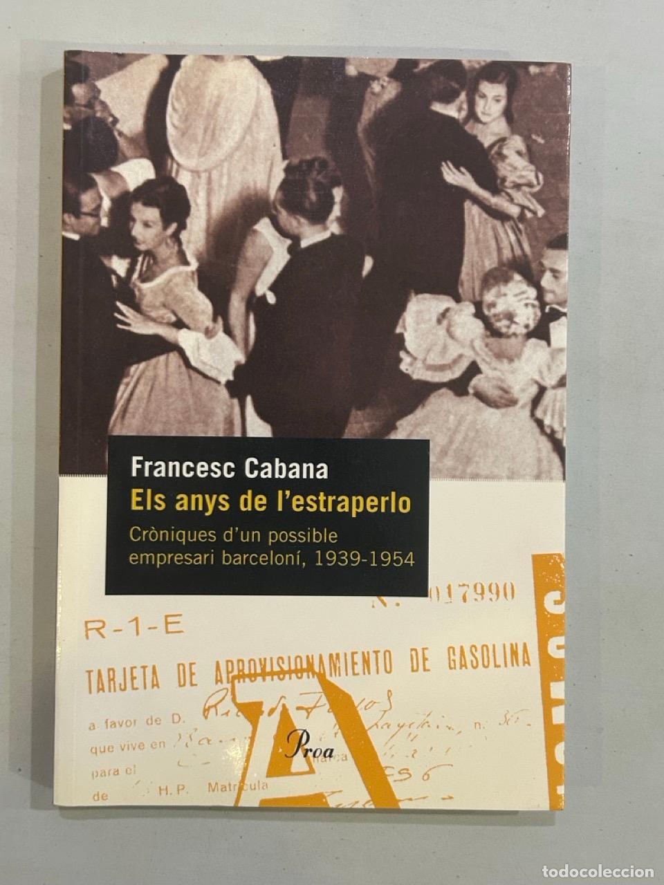 Libros: Francesc Cabana - Els anys de lestraperlo - Foto 1