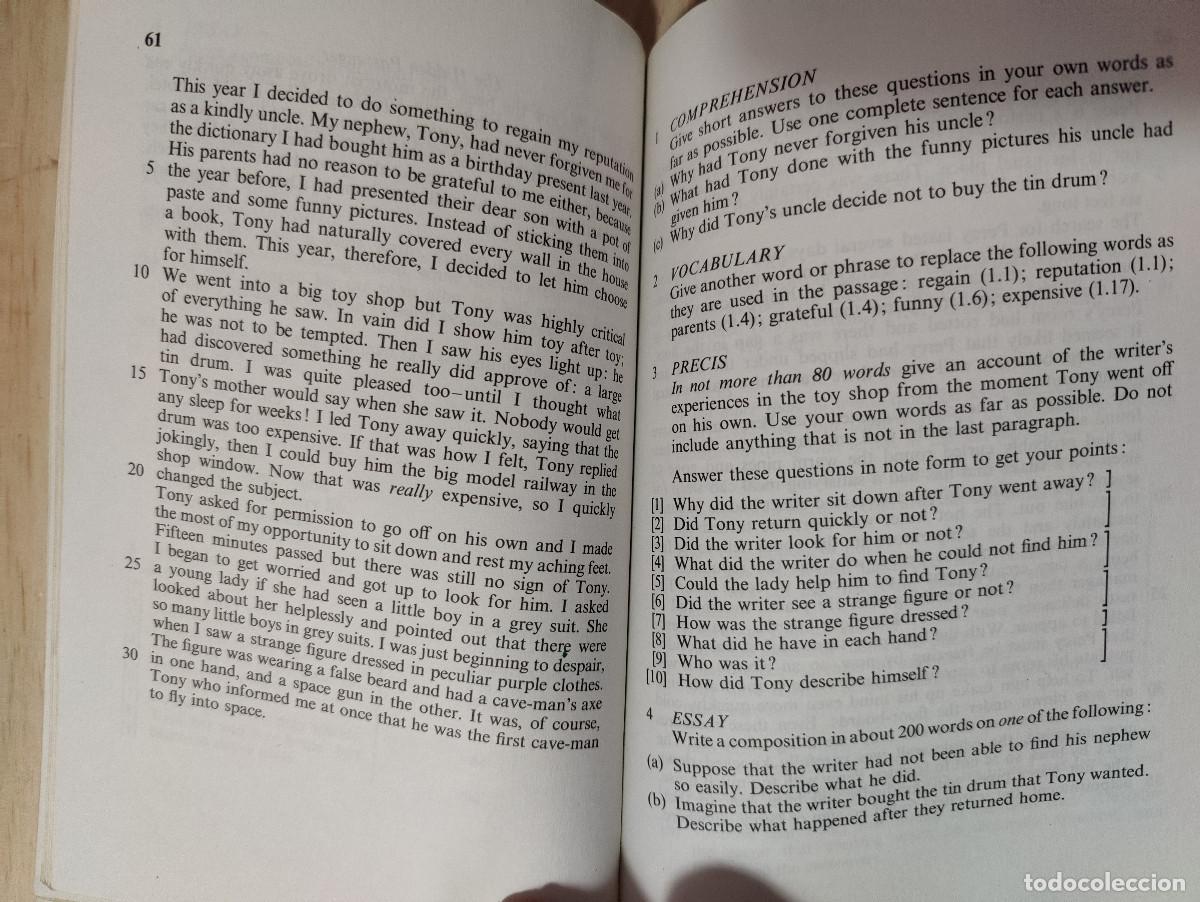 Libros: A FIRST BOOK IN COMPREHENSION, PRECIS AND COMPOSITION - L. G. ALEXANDER - Foto 3