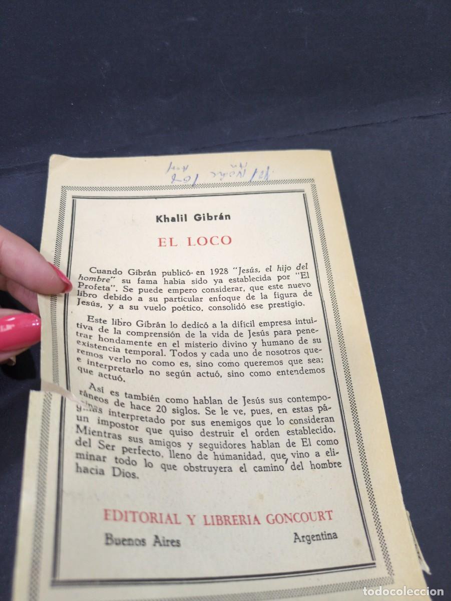 Libros: EL LOCO. KHALIL GIBRAN. 1975 - Foto 5