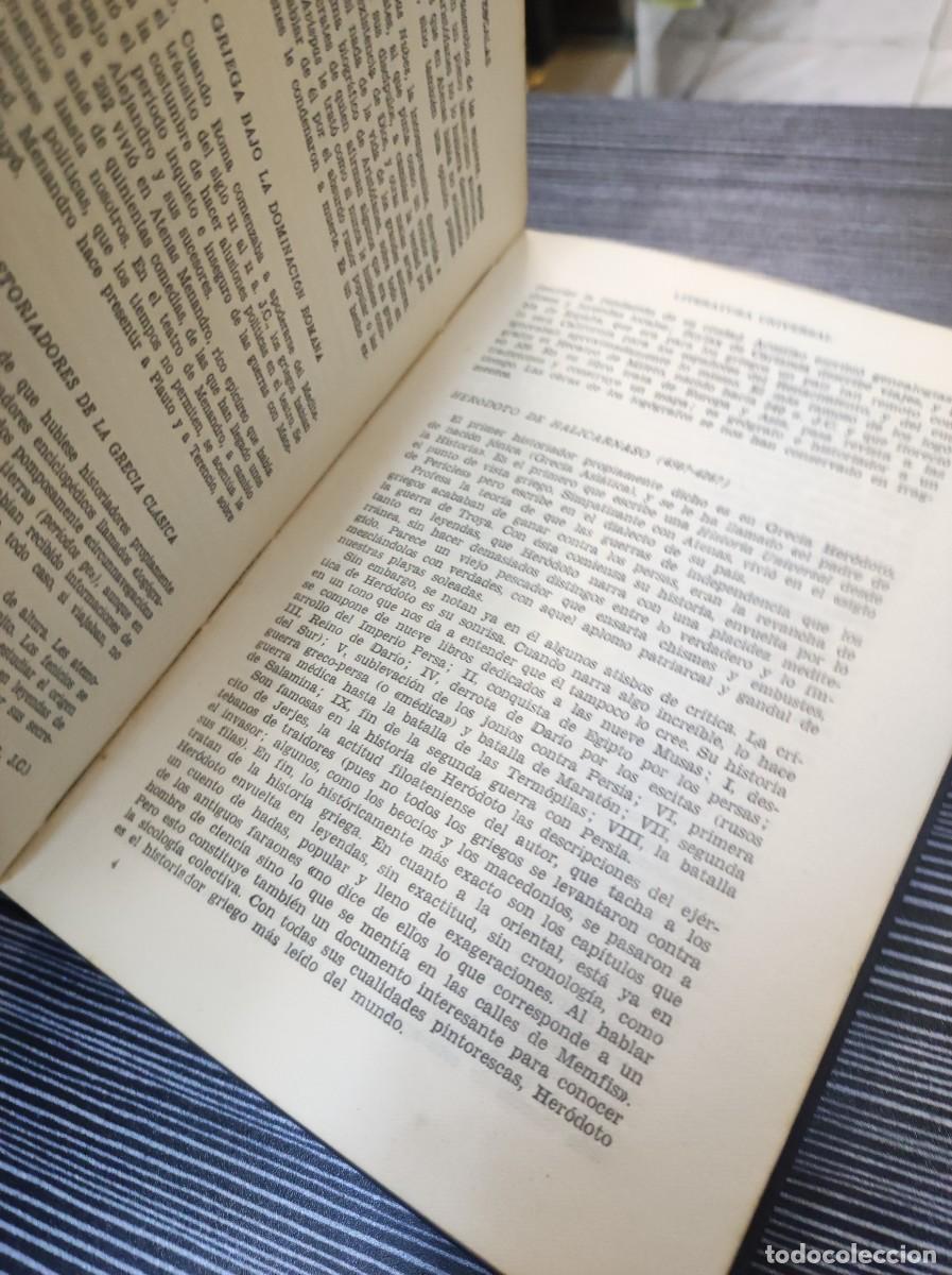 Libros: LITERATURA UNIVERSAL RAFAEL BALLESTER ESCALAS - Foto 6